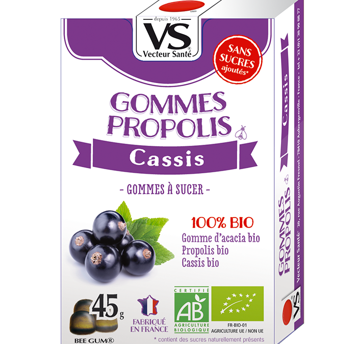 GOMMES PROPOLIS CASSIS