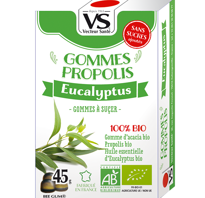 Gomme propolis eucalyptus
