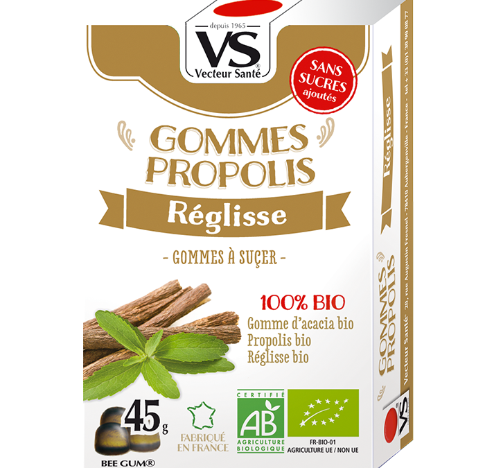 GOMMES PROPOLIS RÉGLISSE