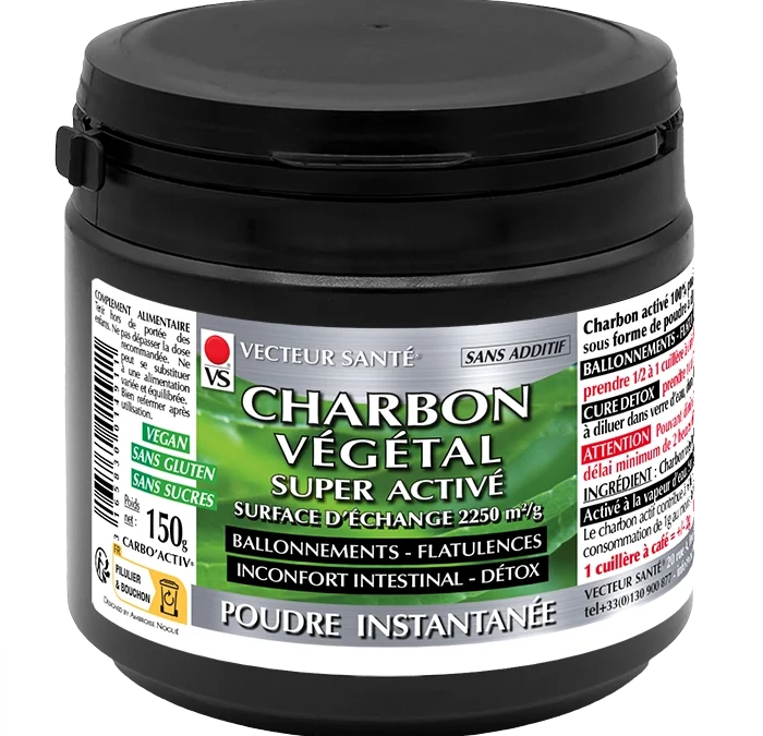 CHARBON VÉGÉTAL POUDRE INSTANTANÉE