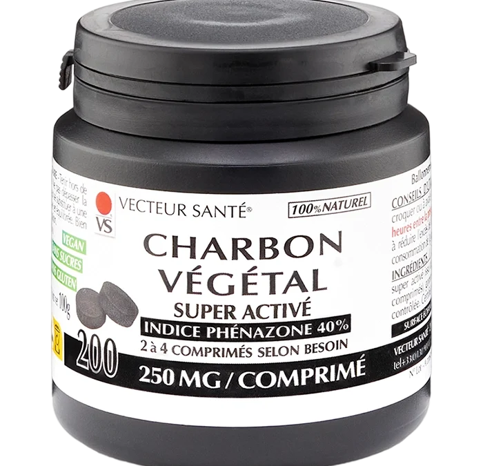 CHARBON VÉGÉTAL COMPRIMÉS