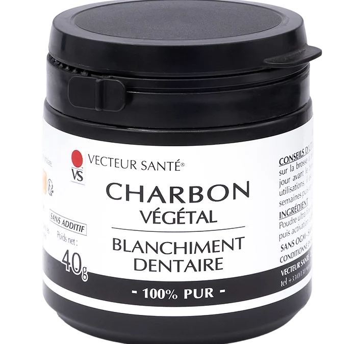 CHARBON VÉGÉTAL BLANCHIMENT DENTAIRE