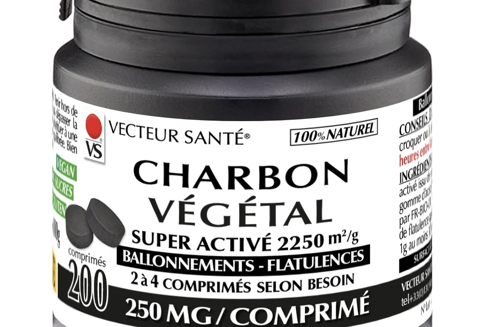 CHARBON VÉGÉTAL COMPRIMÉS
