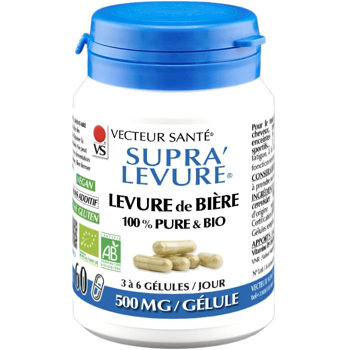 PHOTO - WEB - SUPRA LEVURE - 60 GELULES - VGT - V0151 - 250604 huile de lin